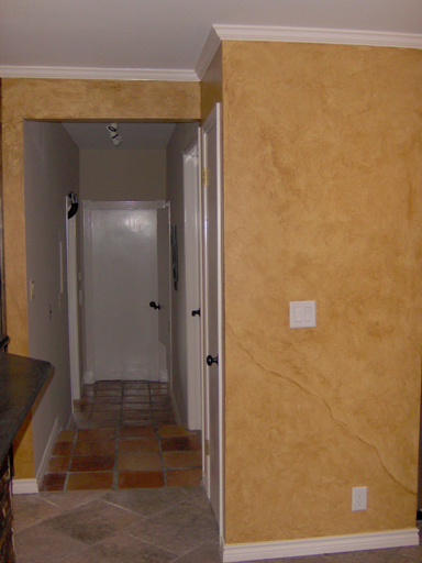 Kitchen after color washing