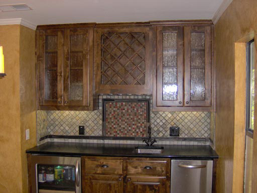 Dining room example of color washing